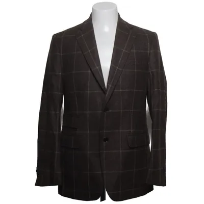 Blazer (Brown) Acetate, Viscose, Wool