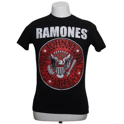 T-shirt (Sort, Hvid, Rød) fra Ramones Bomuld