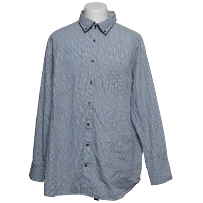 Shirt (Blauw) van Men Plus Katoen