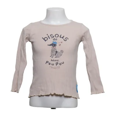 Långärmad t-shirt (Beige) från Jubel Elastan, Ekologisk bomull