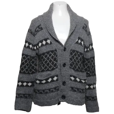 Cardigan (Grå, Hvid) fra Zara Man Akryl, Alpacauld