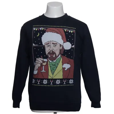 Kersttrui (Blauw, Meerkleurig) van Uneek