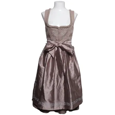 Dirndl (Bruin) van Moser Katoen, Linnen, Polyester