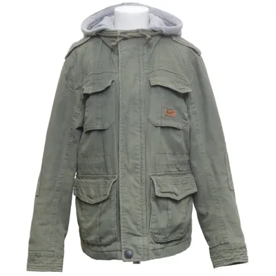 Veste d'hiver (Vert, Gris) de Brandit Coton, Polyester