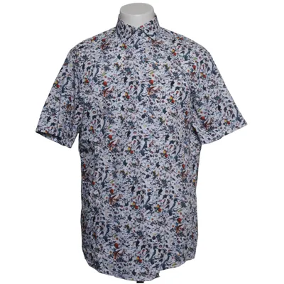 Chemise à manches courtes (Blanc, Multicolore) de Venti Coton