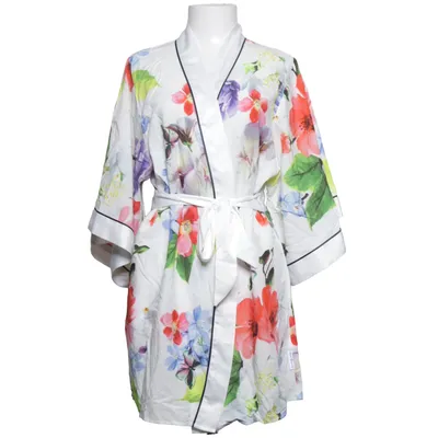 Morgenkåbe (Hvid, Flerfarvet) fra Ted Baker Bomuld, Modal, Polyester