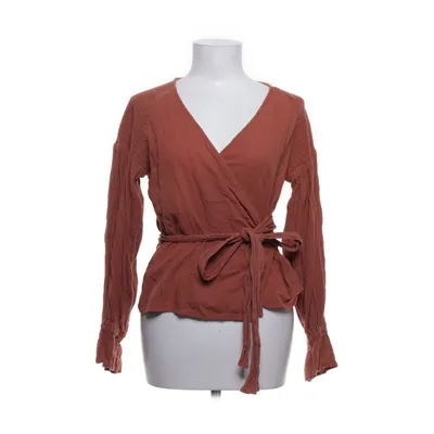 Blouse portefeuille (Marron) de ASOS Coton, Lin