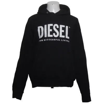 Huvtröja (Svart) från Diesel Bomull