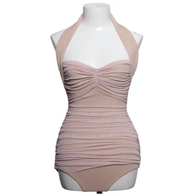 Swimsuit (Pink) from Norma Kamali Elastane, Polyamide