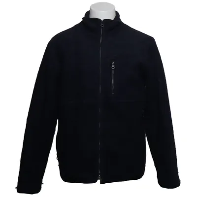 Fleece jacket (Blue) from John Henric Polyester, Viscose, Wool