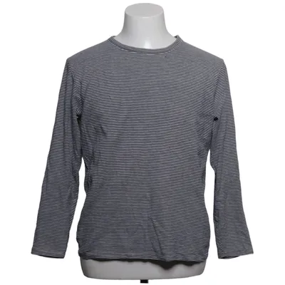 T-shirt à manches longues (Bleu, Blanc) de Selected Homme Coton, Viscose