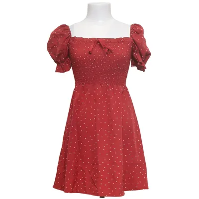 Jurk (Rood, Wit) van Fashion