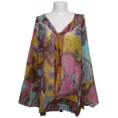 Bluse (Gelb, Pink, Mehrfarbig) von Zizzi Jeans Polyester