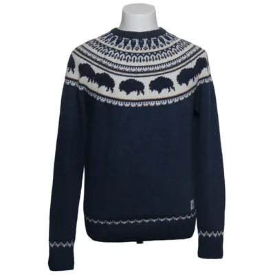 Sweater (Blue, White) from Bellfield Acrylic, Wool
