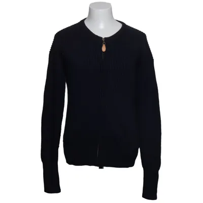 Cardigan (Blauw) van Velour Acryl, Wol