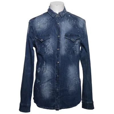Denim blouse (Blauw) van Enos Katoen, Elastaan, Polyester, Viscose