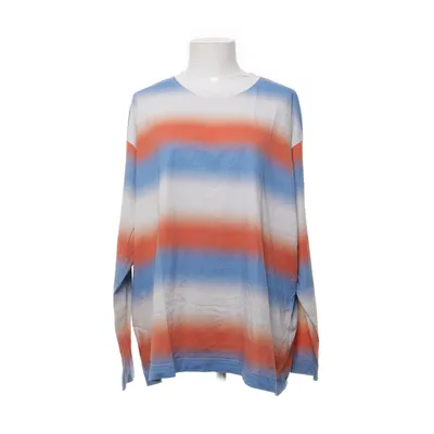 Long sleeve T-shirt (Blue, White, Orange) from Arket Cotton, Elastane