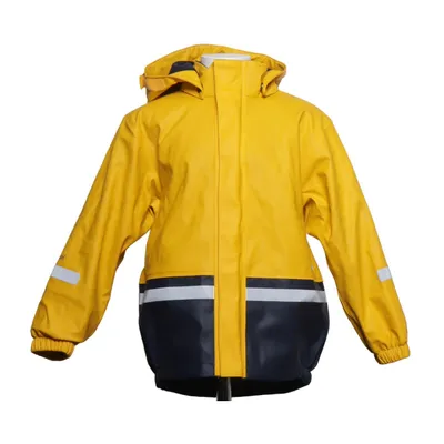 Regnjacka (Gul, Svart) från Didriksons Polyester, Polyuretan