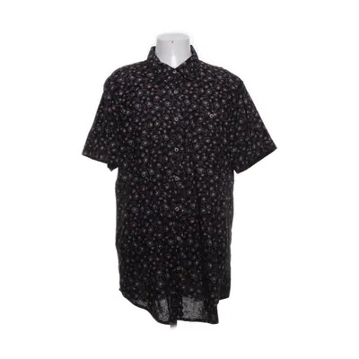 Korte mouwen shirt (Zwart, Meerkleurig) van Dressmann Katoen, Linnen