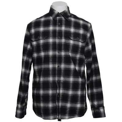 Flannel skjorte (Sort, Hvid) fra Jachs Bomuld