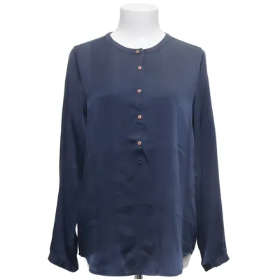 Blouse (Blue) from Delicatelove Elastane, Silk