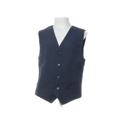 Kostuumgilet (Blauw) van H&M Katoen, Linnen, Polyester
