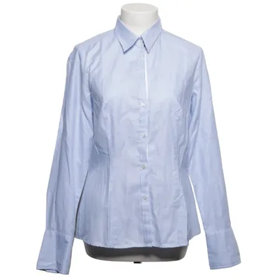 Shirt (Blauw, Wit) van Charles Robertson Katoen
