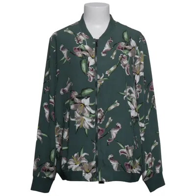 Bomber jacket (Green, White, Multicolored) from KappAhl Polyester