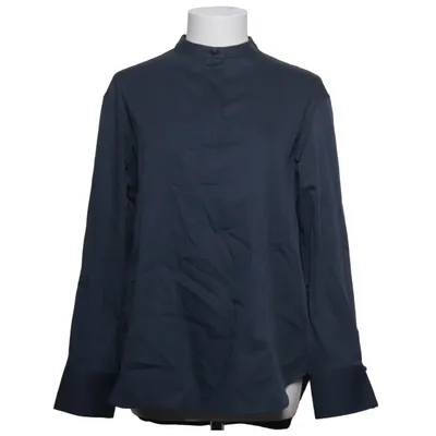 Blouse (Blue) from Soluzione Cotton, Elastane, Polyamide