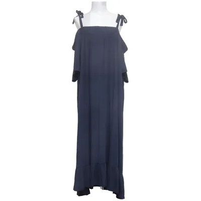 Maxikleid (Blau) von Ulla Popken Elasthan, Viskose