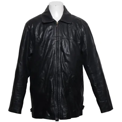 Leather jacket (Black) from Murrey Leather, Polyester