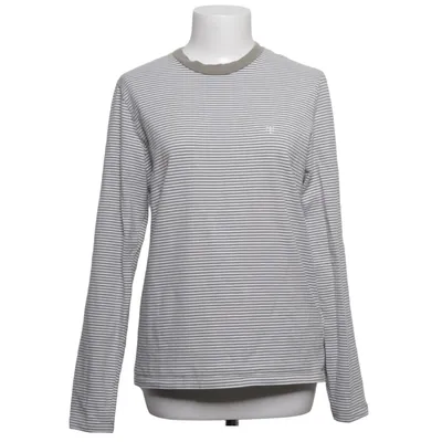 Long sleeve T-shirt (Green, White) from Anine Bing Elastane, Organic cotton