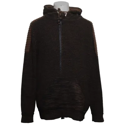 Capuchon sweater (Bruin, Groen) van Rusty Neal Acryl, Katoen