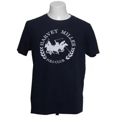 T-shirt (Blauw) van Harvey Miller Katoen