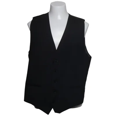 Kostuumgilet (Zwart) van Pour Homme Elastaan, Polyester, Wol