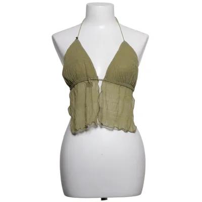 Halter neck top (Green) from Shein