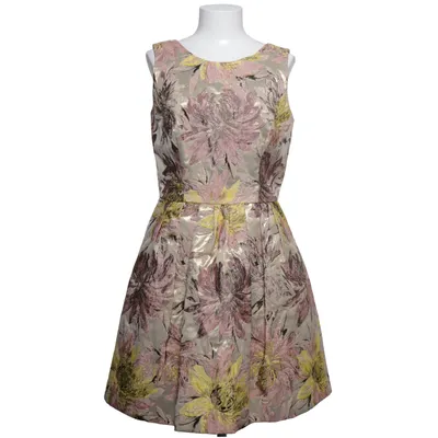 Kjole (Beige, Flerfarvet) fra Swing Acetat, Bomuld, Polyester