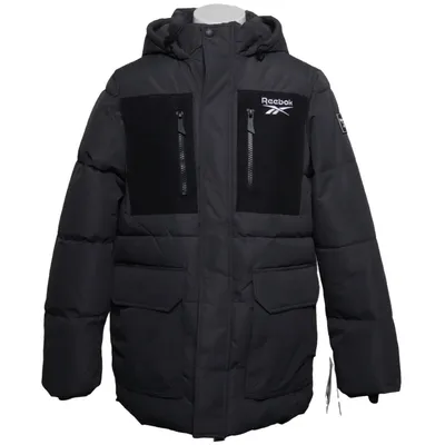 Parka (Gray, Black) from Reebok Polyester