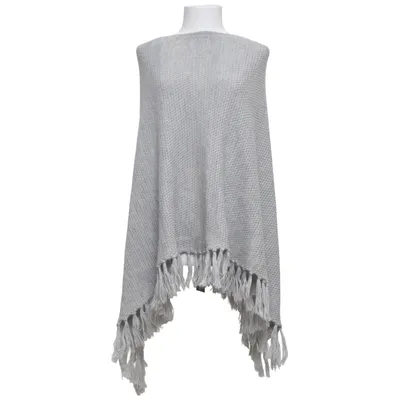 Poncho (Gris) de Poncho Gallery Laine d'alpaga