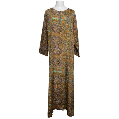 Kaftan (Brun, Turkos, Flerfärgad) från Kalami Silke