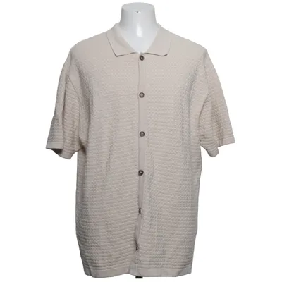 Short sleeve shirt (Beige) from Bershka Cotton