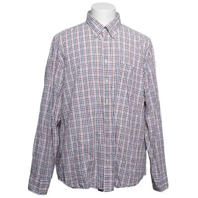 Buttondown-skjorta (Vit, Blå, Röd) från McEarl Bomull