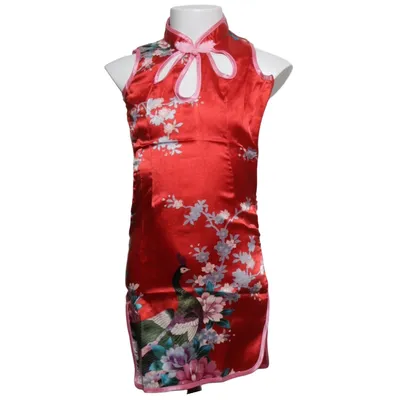 Cheongsam (Rot, Mehrfarbig) von Oriental Village