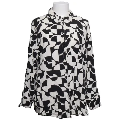 Blouse (Black, White) from Holly Viscose