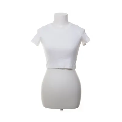 Crop top (Wit) van JJXX Katoen, Elastaan