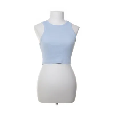 Crop top (Blå) fra Chiquelle Bomuld, Elastan