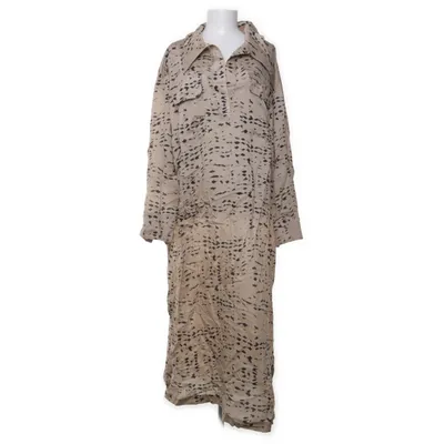 Jurk (Beige, Meerkleurig) van H&M Lyocell, Polyamide