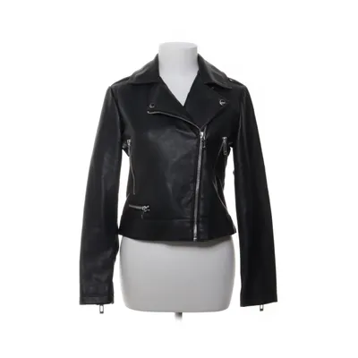 Biker jacket (Black) from Collection Pimkie Cotton, Polyester, Polyurethane, Viscose