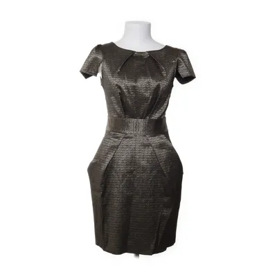 Dress (Gold) from Closet Polyester, Cotton, Elastane