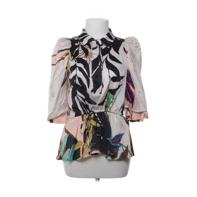 Blouse (White, Multicolored) from Munthe Elastane, Polyester, Viscose